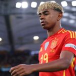 En la foto, Lamine Yamal