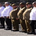 En la foto, la cúpula gubernamental cubana