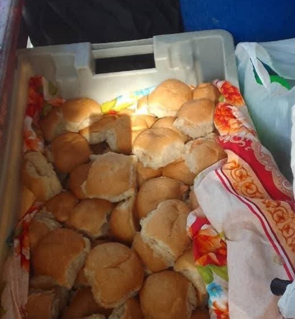 En la foto, alimentos llevados a la escuela Rita onga, en Las Tunas