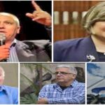 En la foto, alguno de los acusados de corruptos