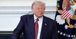 En la foto, Donald Trump