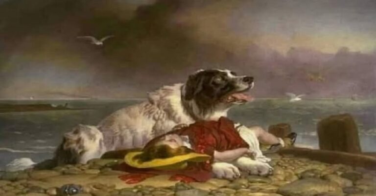 En la foto, la pintura 'Salvados'