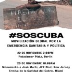 En la foto, convocatoria a hacer algo por Cuba