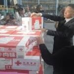 En la foto, donativo chino a Cuba