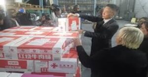 En la foto, donativo chino a Cuba