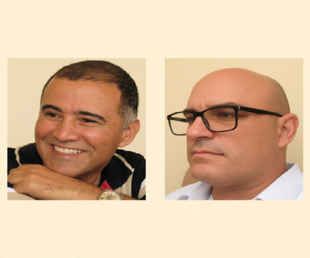 En la foto, Joel y Alexander