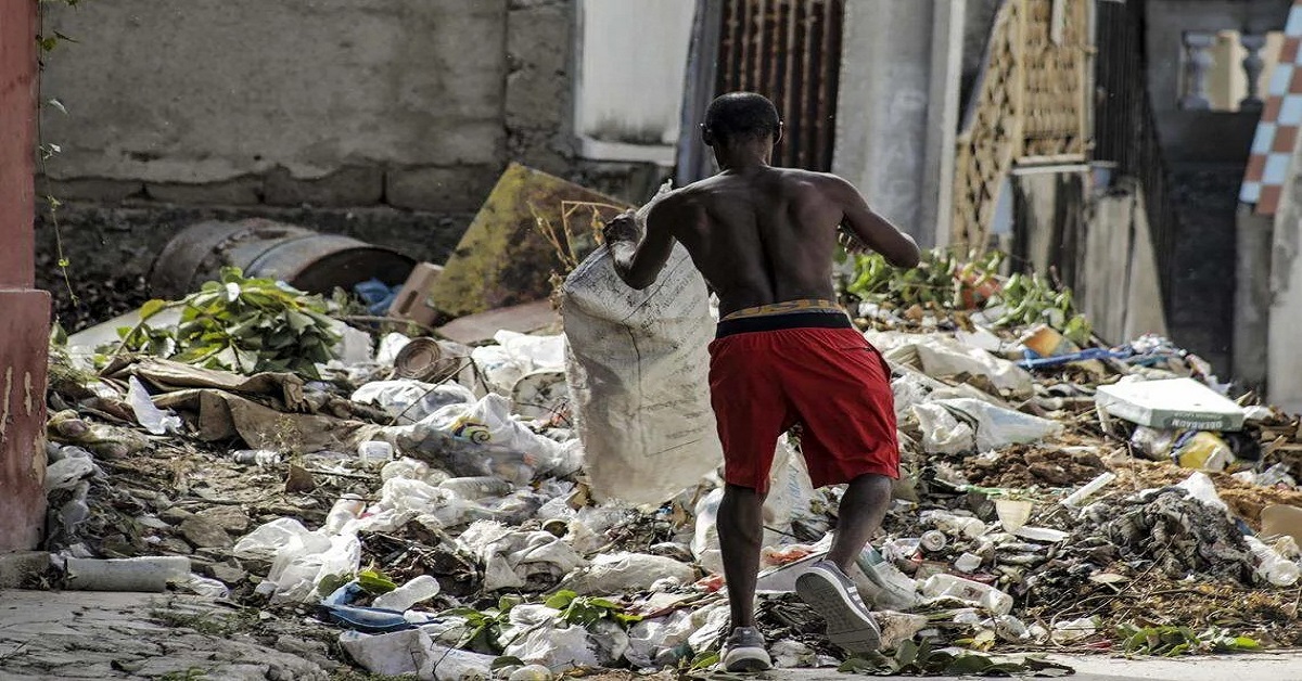 En la foto, una escena de la Cuba cotidiana