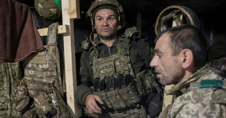 En la foto, soldados ucranianos en Pokrovsk