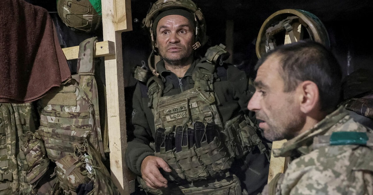 En la foto, soldados ucranianos en Pokrovsk