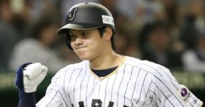 En la foto, Shohei Ohtani