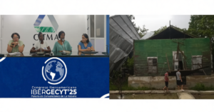 En la foto, dos imágenes de Cuba