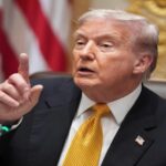 En la foto, Donald Trump