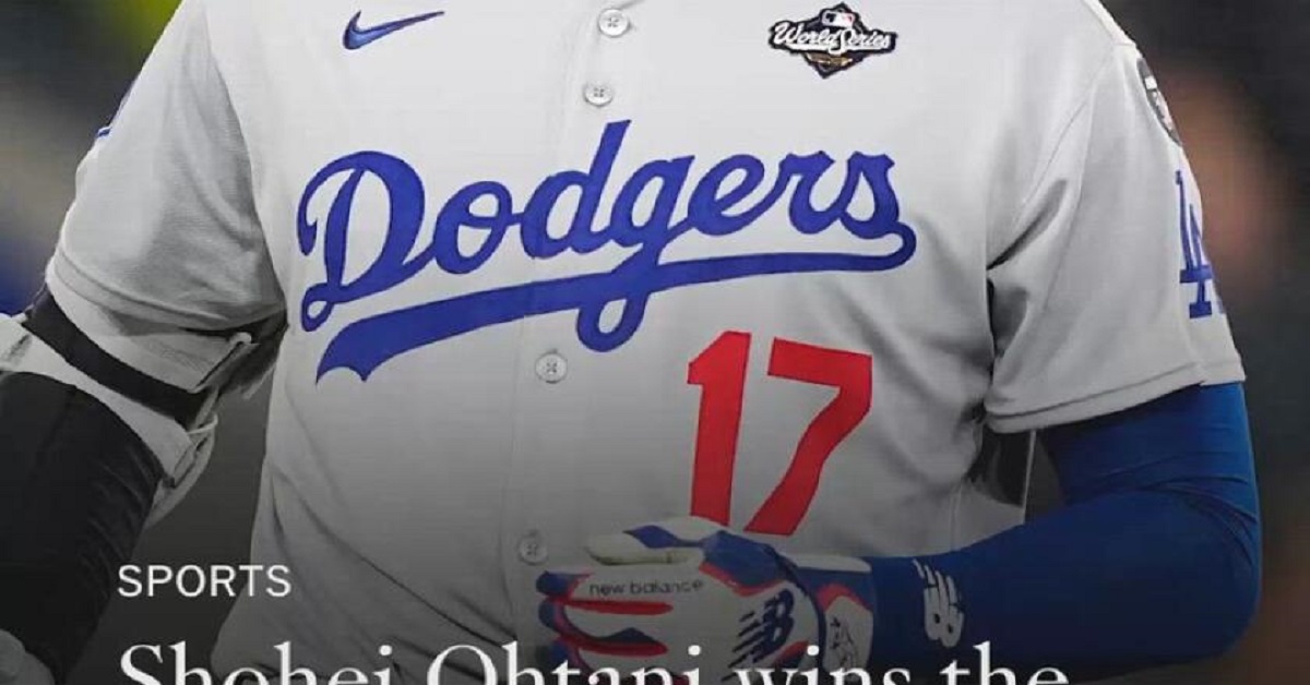 En la foto, Shohei Ohtani