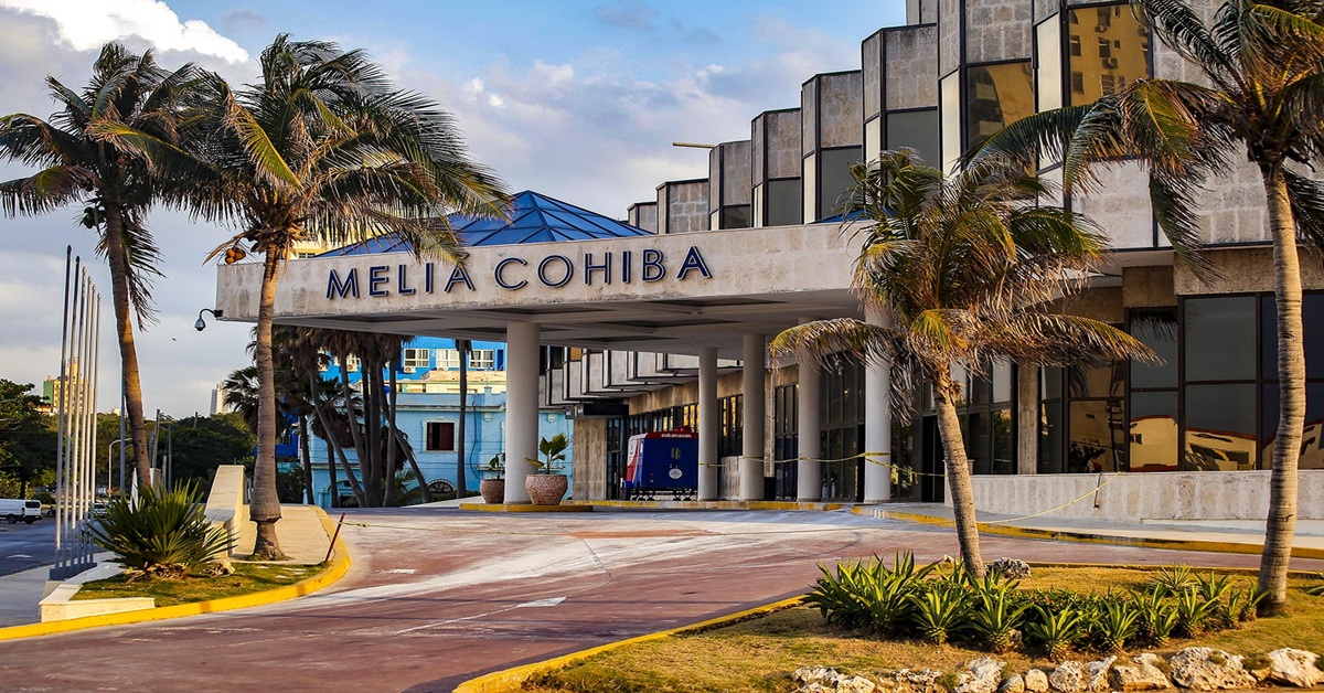 En la foto, Hotel Melía, en Cuba