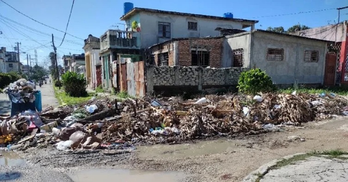 En la foto, basura en Cuba