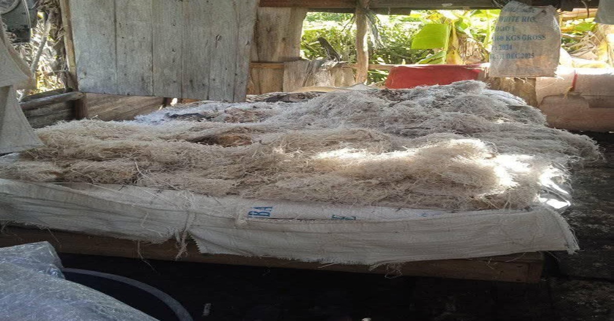 En la foto, el colchón de un cubano tras Melissa