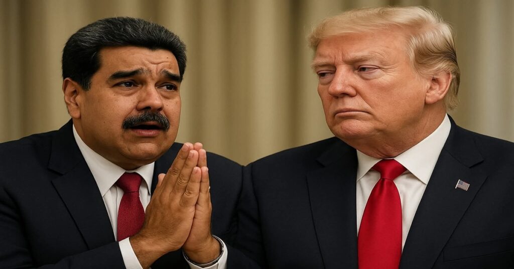 El ocaso del Madurismo: Ambiciones internas y un destino sellado 6 En la foto, Maduro y Trump