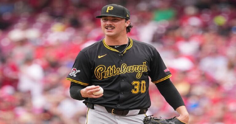 En la foto, Paul Skenes