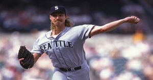 En la foto, Randy Johnson