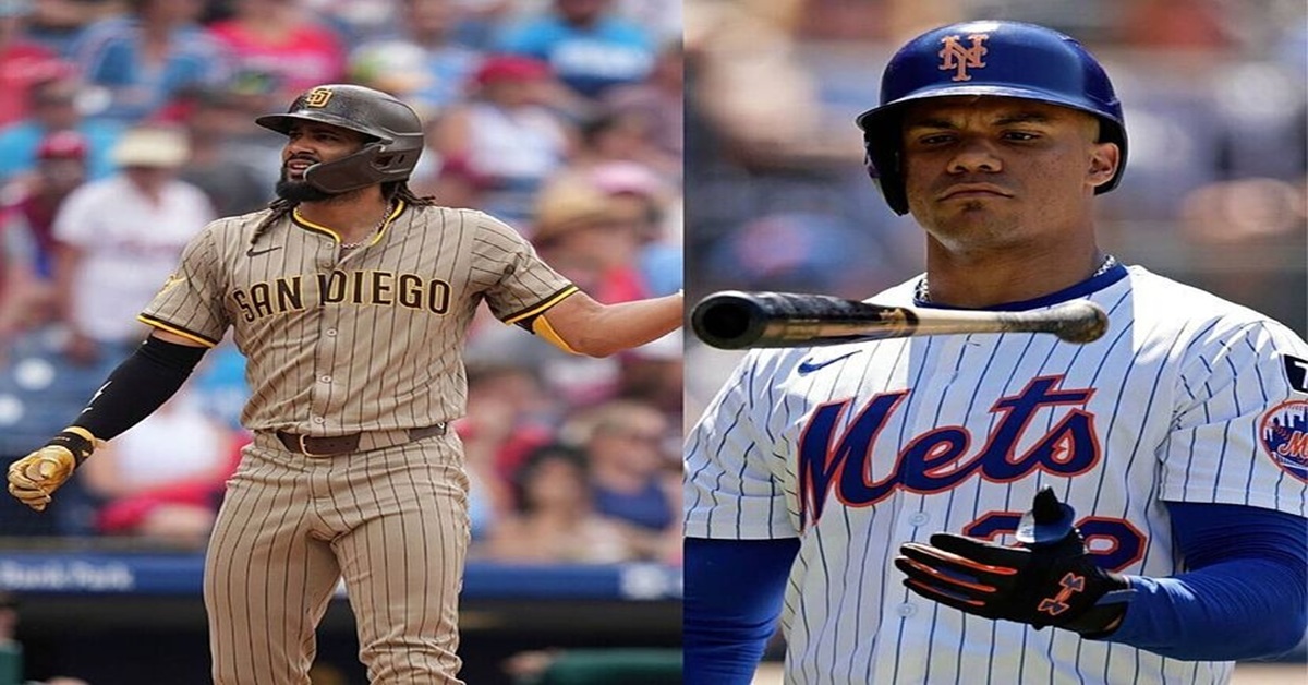 En la foto, Juan Soto y Fernando Tatis Jr.