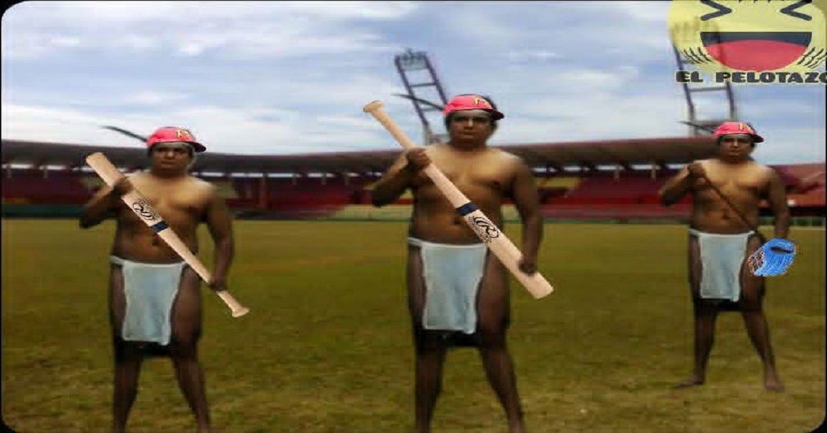 En la foto, meme sobre el robo a los peloteros de Matanzas