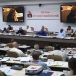 En la foto, imagen del XI Pleno del PCC