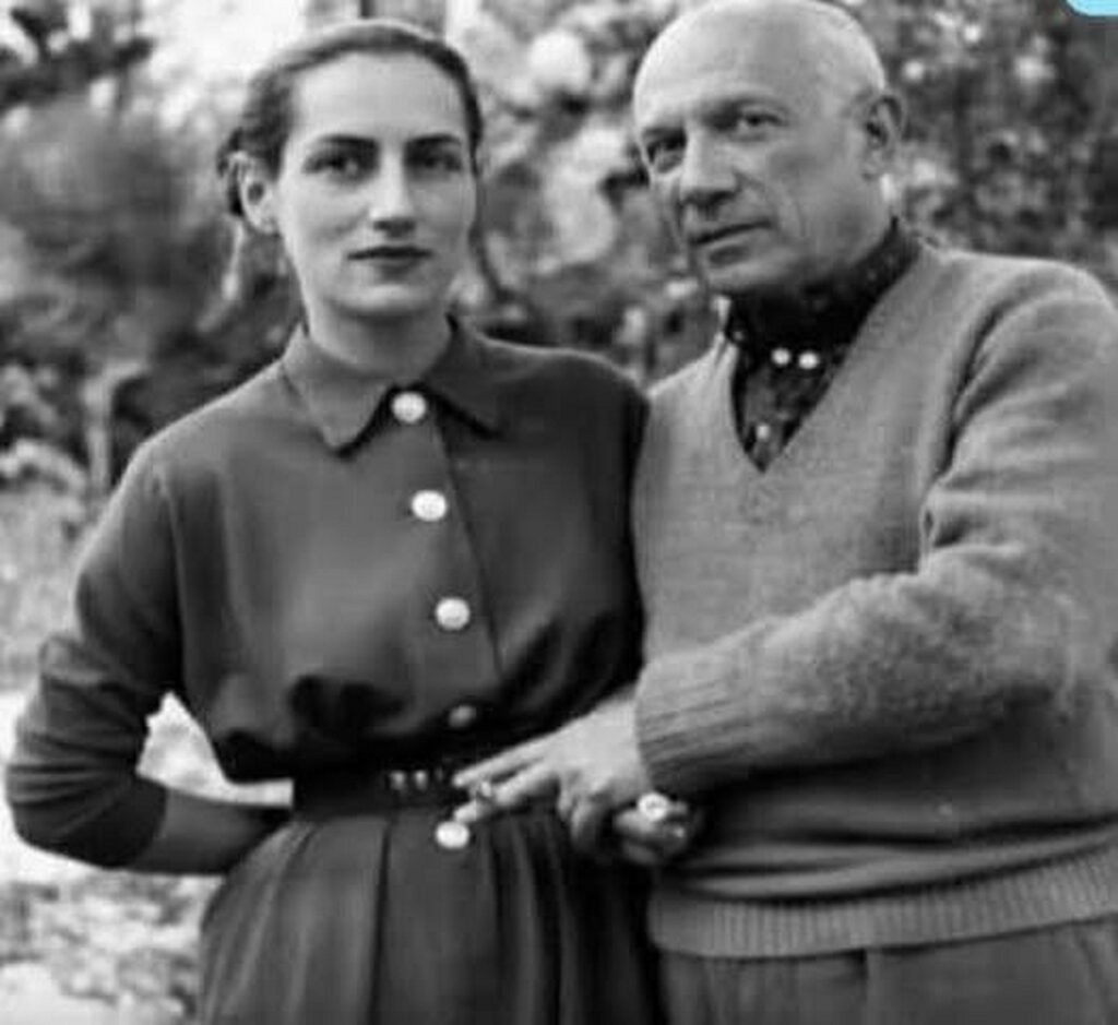 En la foto, Picasso destruía mujeres, menos Françoise Gilot que lo dejó y vivió 101 años y Picasso