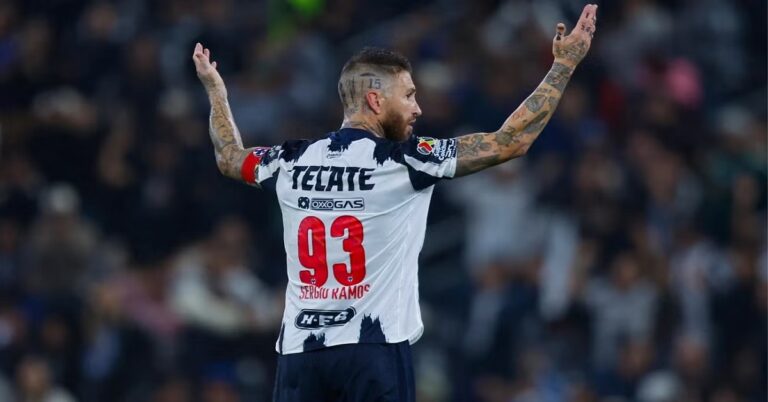 En la foto, Sergio Ramos con el Monterrey