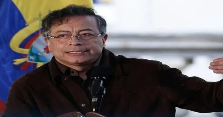 En la foto, el presidente colombiano Gustavo Petro