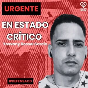 En la foto, Yosvany Rossel García