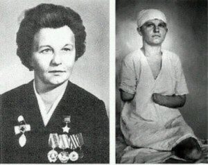 En la foto, Zinaida Tusnolobova