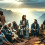 En la foto, Cristo ys sus discípulos
