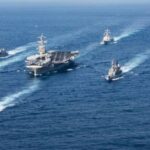 En la foto, parte de las fuerzas de EEUU destinadas al Caribe