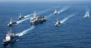 En la foto, parte de las fuerzas de EEUU destinadas al Caribe