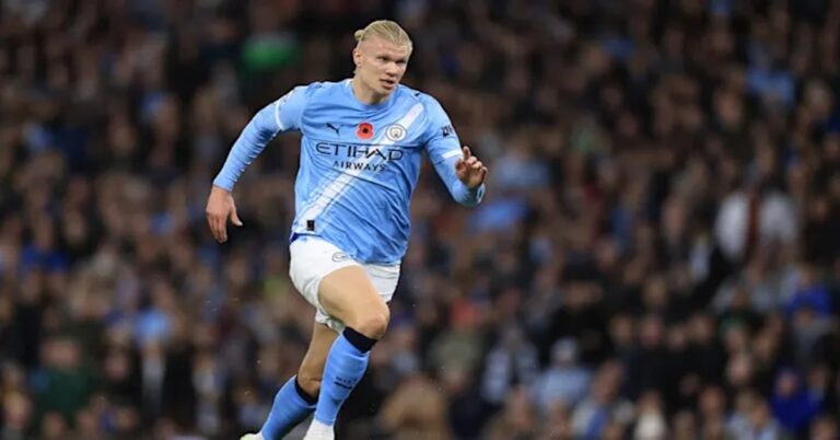 En la foto, Erling Haaland