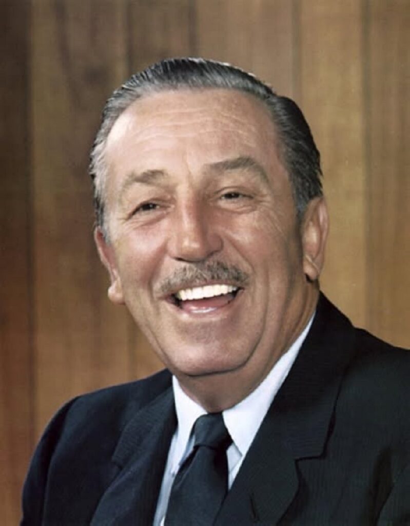 En la foto, Walt Disney