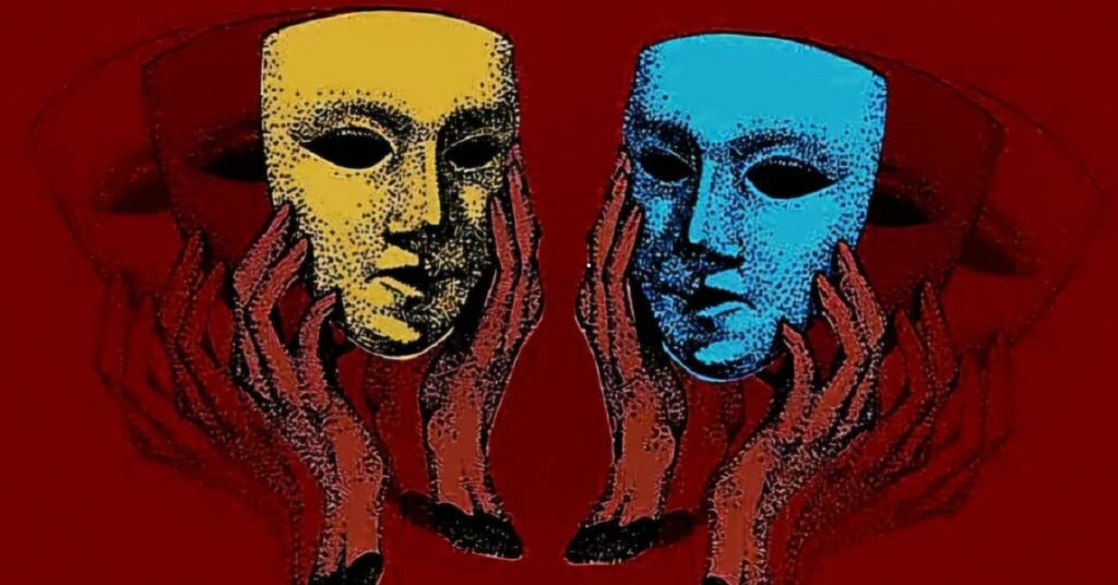 La doble moral y el PCC 3 En la foto, máscaras