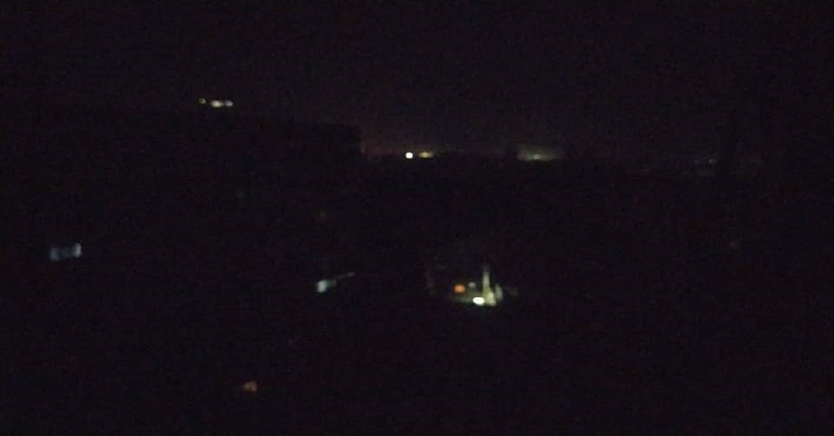 En la foto, La Habana a oscuras