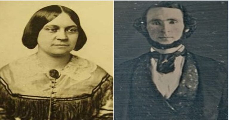 En la foto, Mary Elizabeth “Betty” Taylor y el teniente coronel William W.S. Bliss