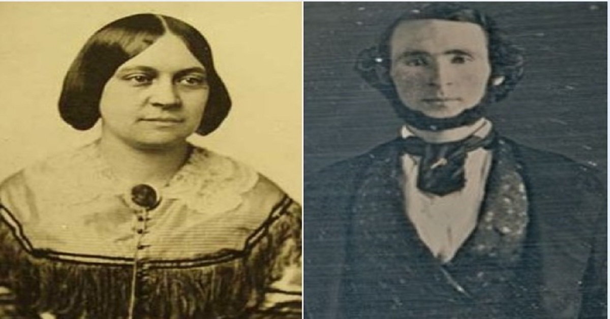 En la foto, Mary Elizabeth “Betty” Taylor y el teniente coronel William W.S. Bliss