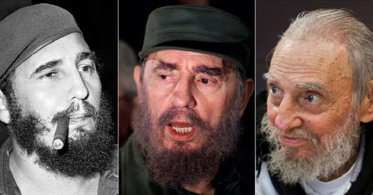 En la foto, Fidel Castro