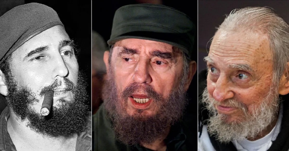 En la foto, Fidel Castro