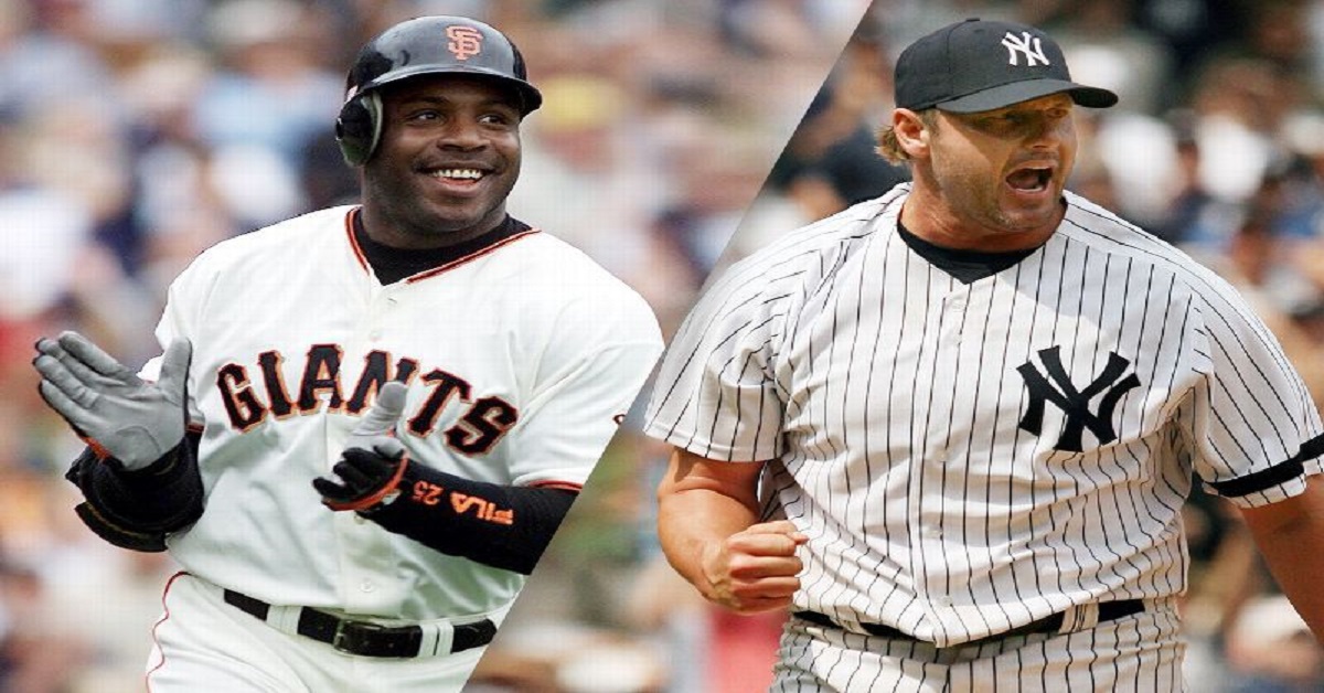 En la foto, Roger Clemens y Barry Bonds
