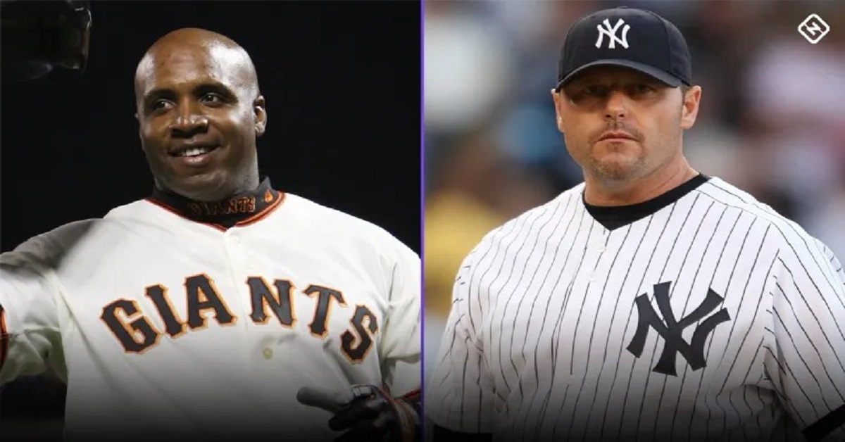 En la foto, Barry Bonds y Roger Clemens