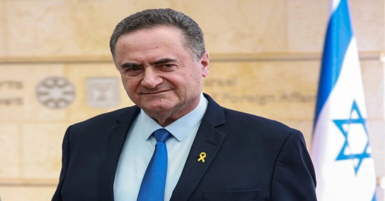 En la foto, el ministro de Defensa israelí, Israel Katz