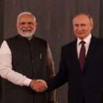 En la foto, Putin y Modi