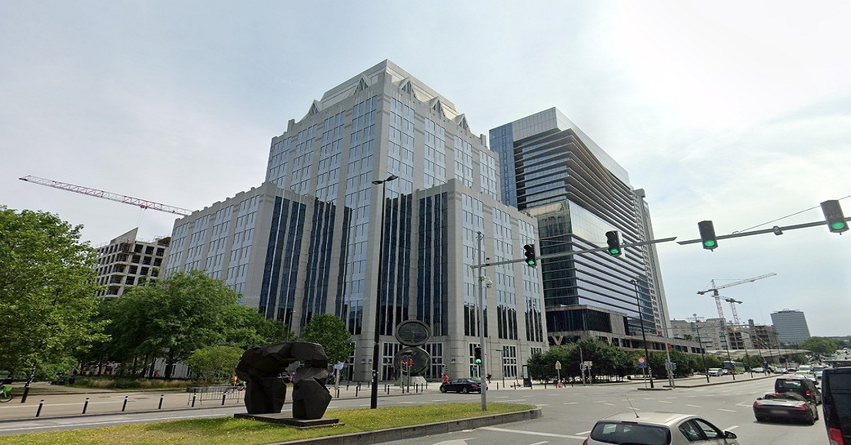 En la foto, sede de Euroclear, en Bélgica