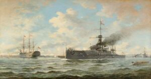 En la foto, el HMS Dreadnought