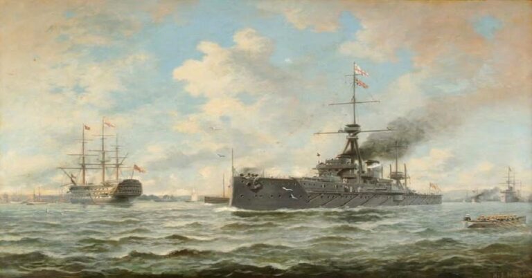 En la foto, el HMS Dreadnought