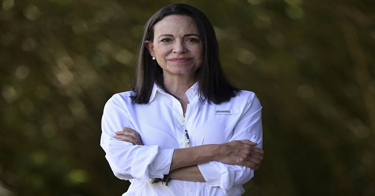 En la foto, María Corina Machado